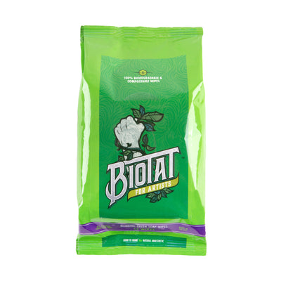 Biotat® Numbing Green Soap Wipes