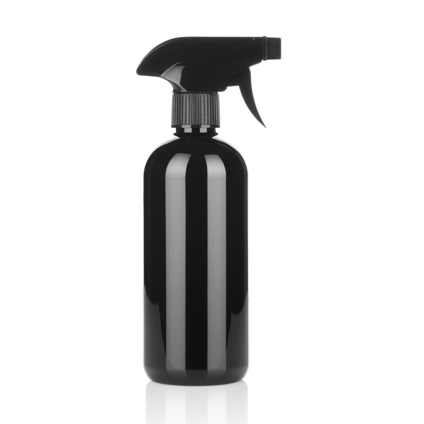 Empty Black Trigger Spray Bottle 500ml PET