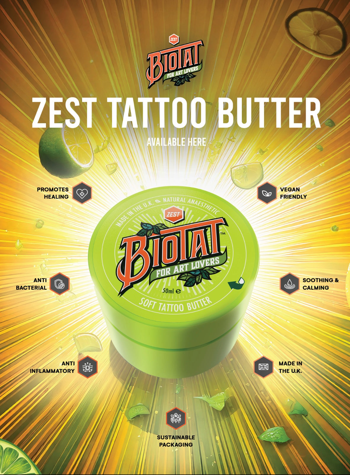 Biotat® Zest Tattoo Butter