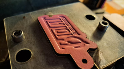 ARTIST LEATHER KEY RING - BLUSH