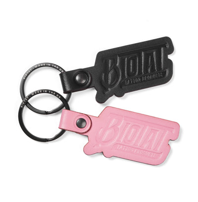 ARTIST LEATHER KEY RING - BLUSH
